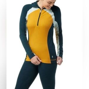 Smartwool Classic Thermal Merino Base Layer 1/2 Zip with Hood - Women’s
